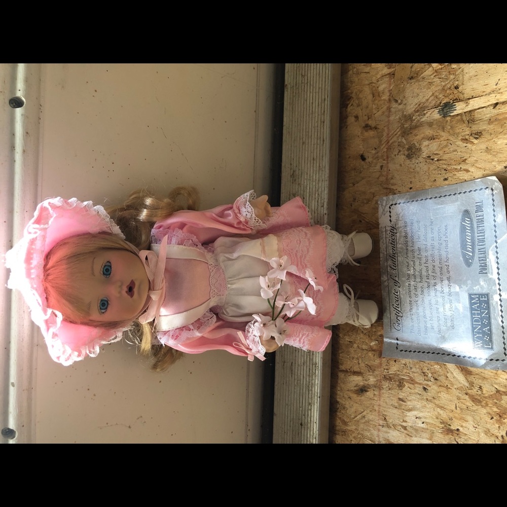 Collectable porcelain doll. By Wyndham lane